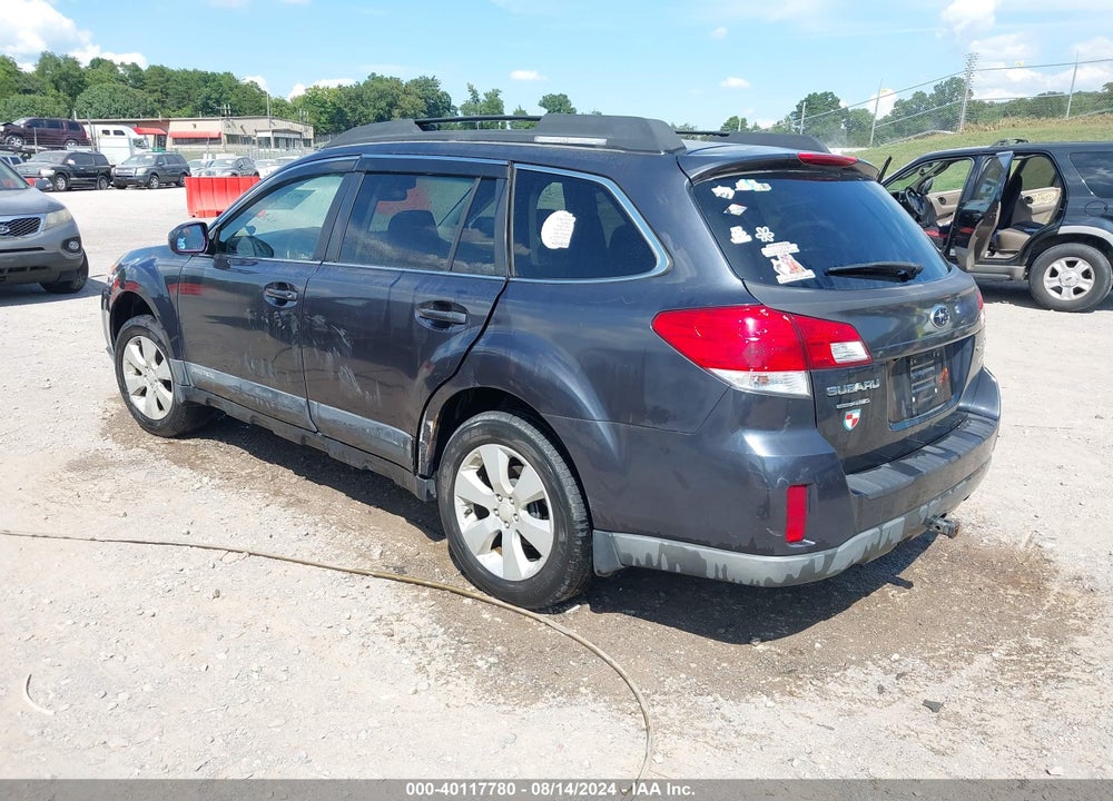 2012 SUBARU OUTBACK 2.5I PREMIUM VIN: 4S4BRBGC3C3282160
