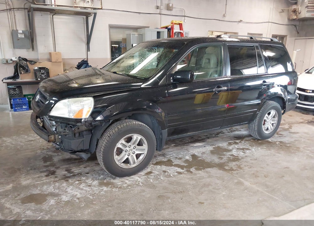 2005 HONDA PILOT EX-L VIN: 5FNYF18595B022742