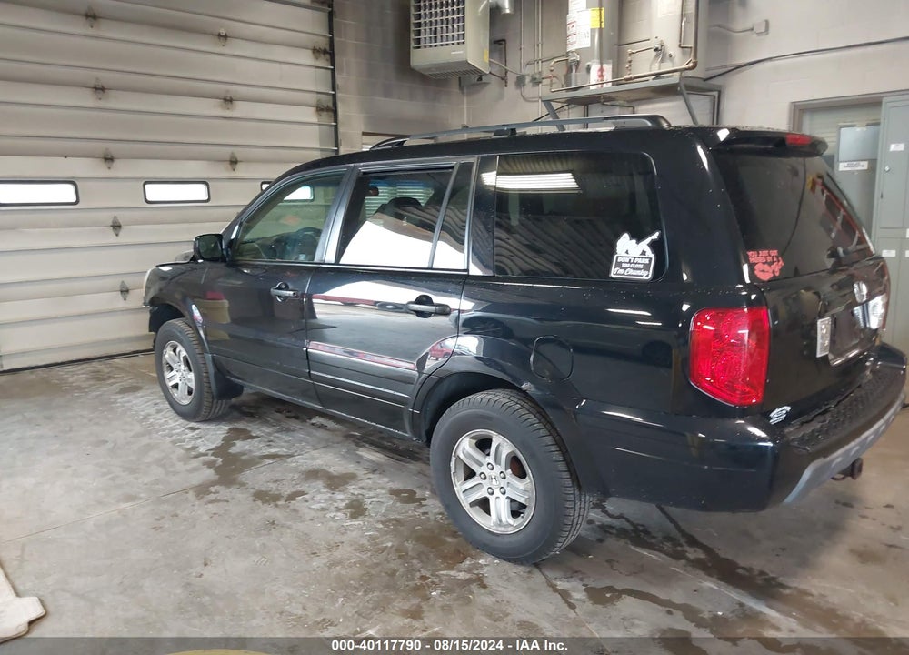 2005 HONDA PILOT EX-L VIN: 5FNYF18595B022742