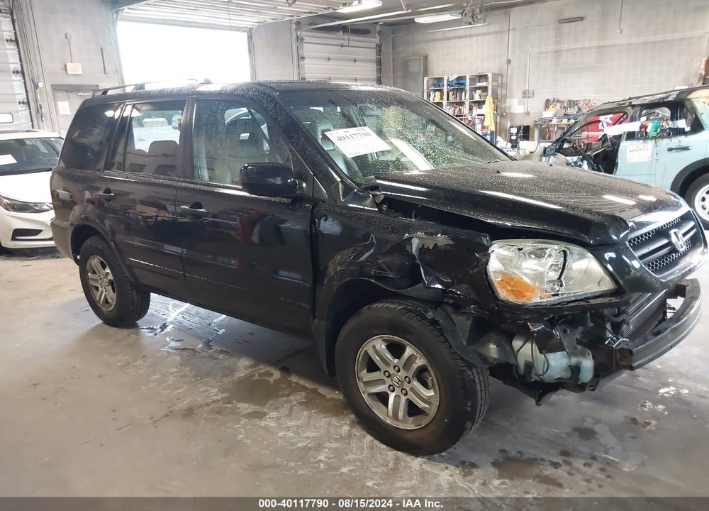 2005 HONDA PILOT EX-L VIN: 5FNYF18595B022742