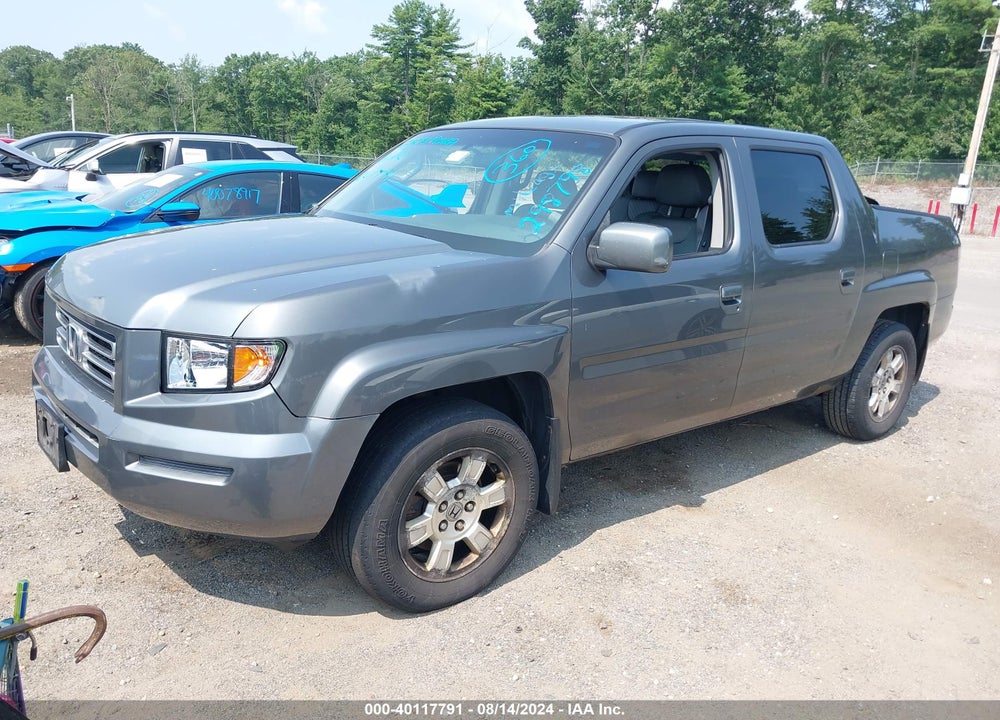 2008 HONDA RIDGELINE RTS VIN: 2HJYK164X8H500490