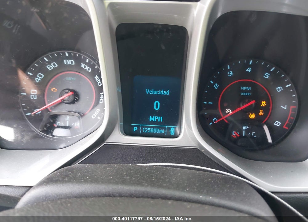 2015 CHEVROLET CAMARO 2LS VIN: 2G1FB1E30F9107876
