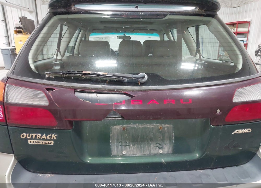 2000 SUBARU OUTBACK LIMITED VIN: 4S3BH6868Y6658073