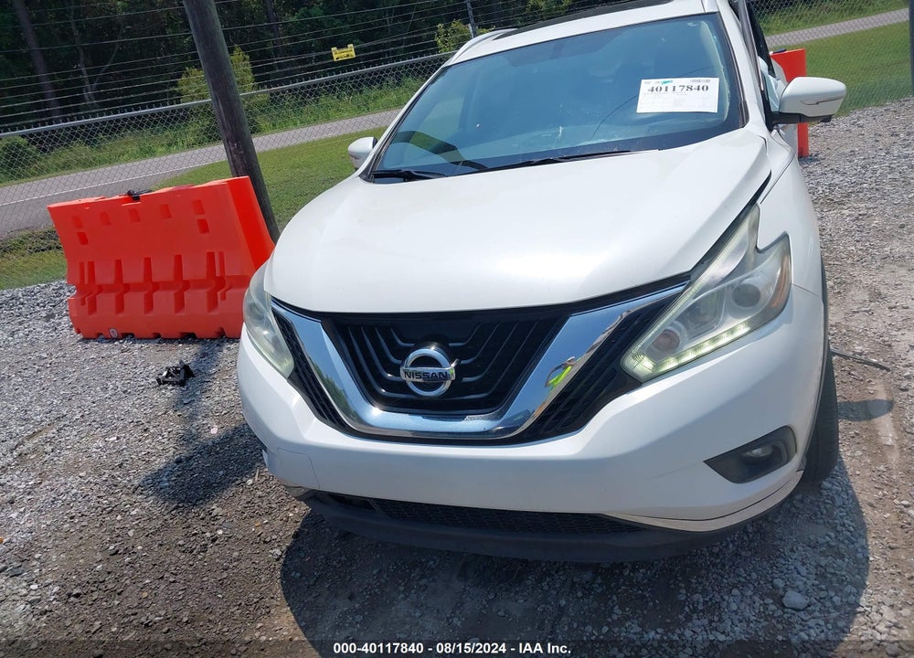 2015 NISSAN MURANO PLATINUM VIN: 5N1AZ2MG9FN204557
