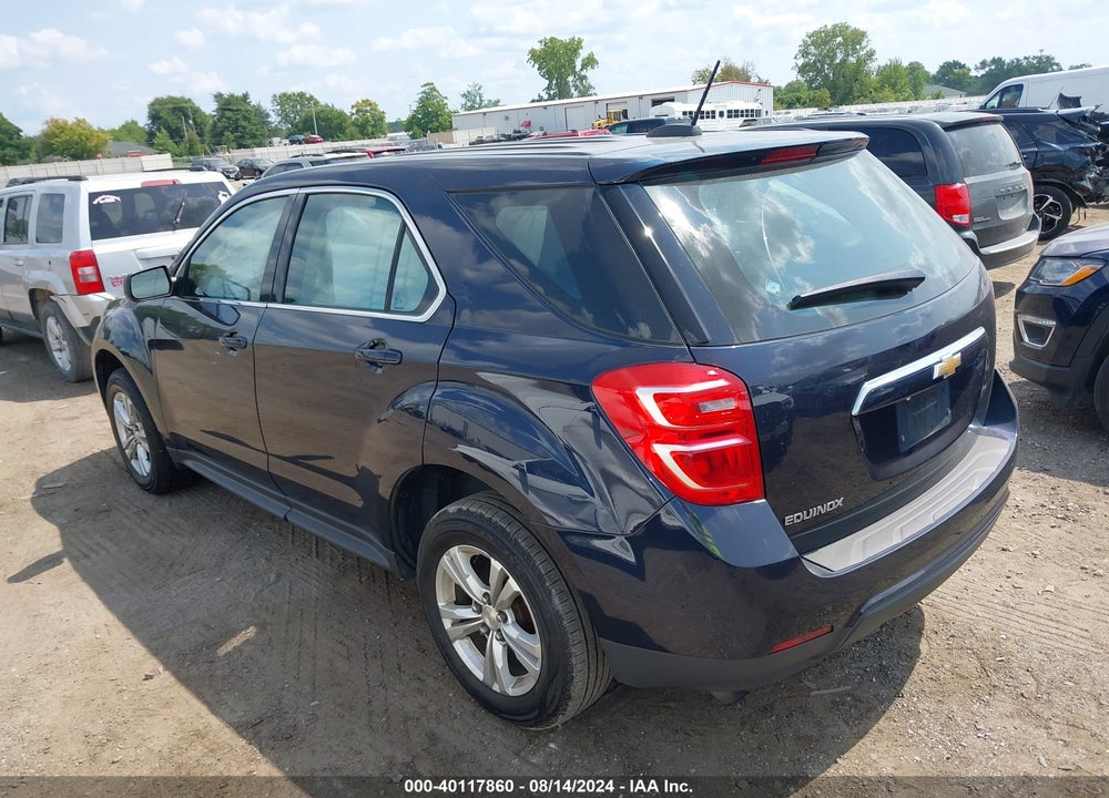 2017 CHEVROLET EQUINOX LS VIN: 2GNALBEK6H1596515