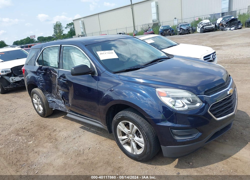 2017 CHEVROLET EQUINOX LS VIN: 2GNALBEK6H1596515