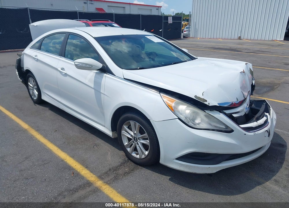 2014 HYUNDAI SONATA GLS VIN: 5NPEB4AC6EH932763