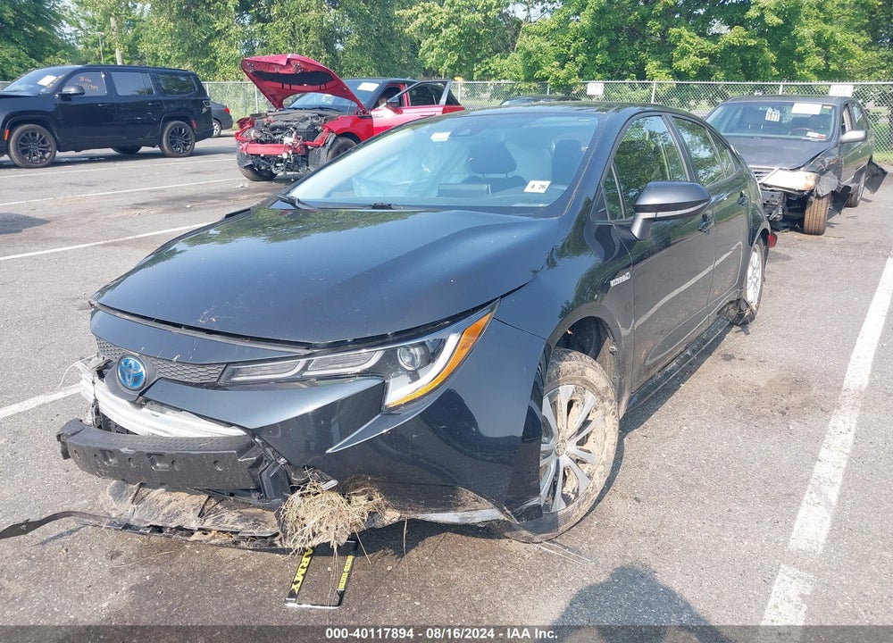 2021 TOYOTA COROLLA HYBRID LE VIN: JTDEAMDE0MJ023973