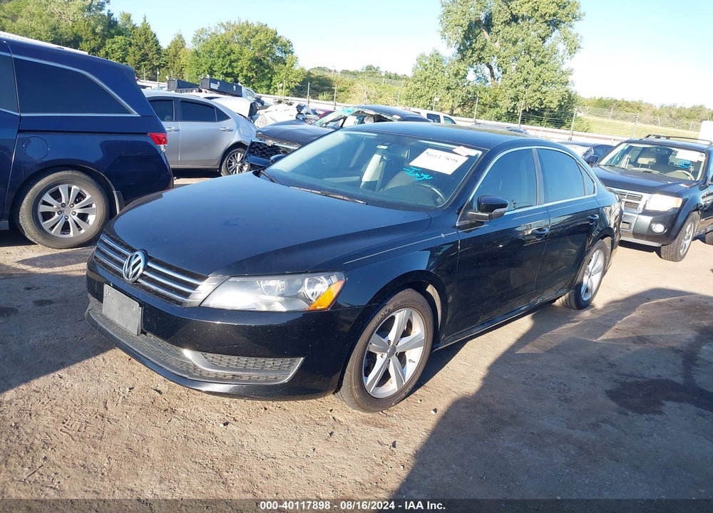 2013 VOLKSWAGEN PASSAT 2.5L SE VIN: 1VWBH7A34DC001592