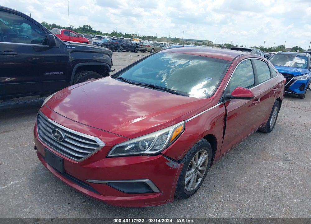 2016 HYUNDAI SONATA SE VIN: 5NPE24AFXGH368385