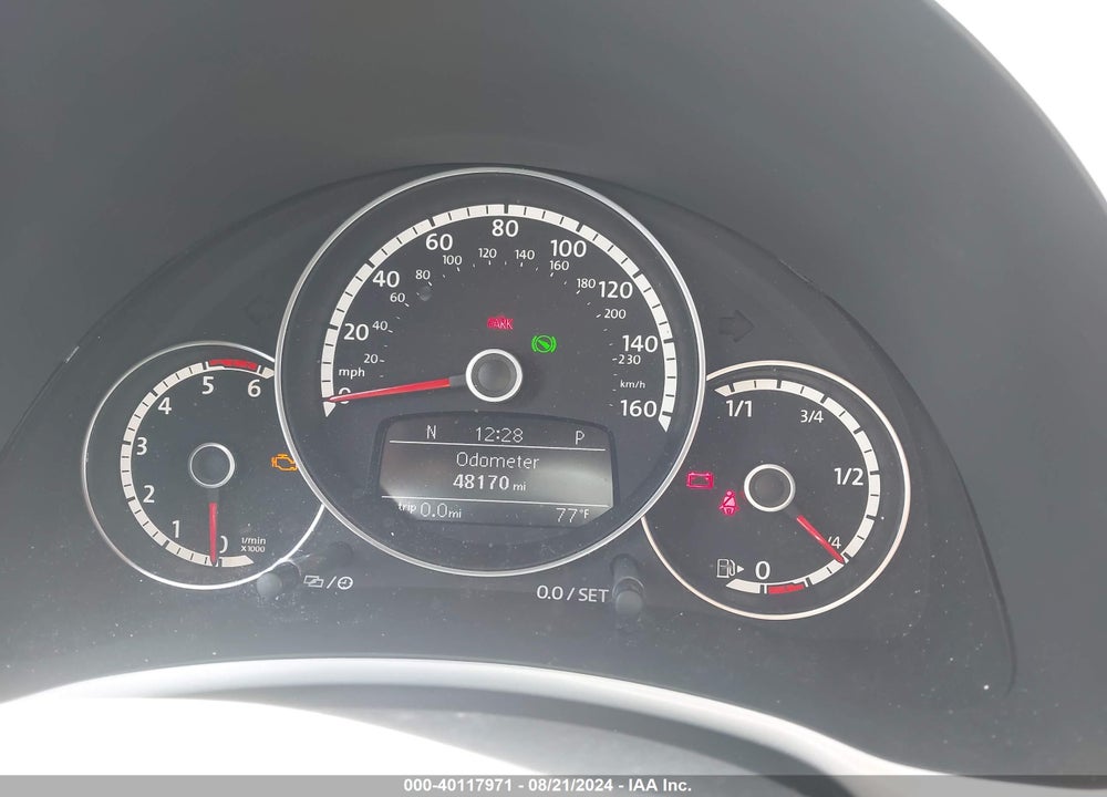 2013 VOLKSWAGEN BEETLE 2.0L TDI VIN: 3VW5L7AT9DM816476