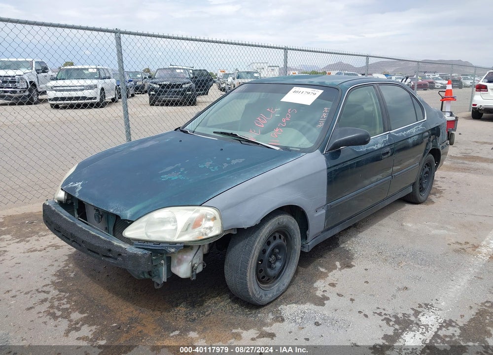 1999 HONDA CIVIC LX VIN: 2HGEJ6578XH568340