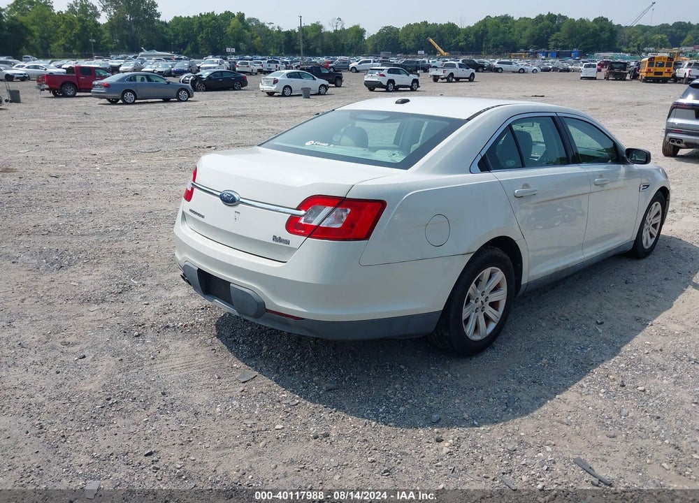 2010 FORD TAURUS SE VIN: 1FAHP2DW9AG162202