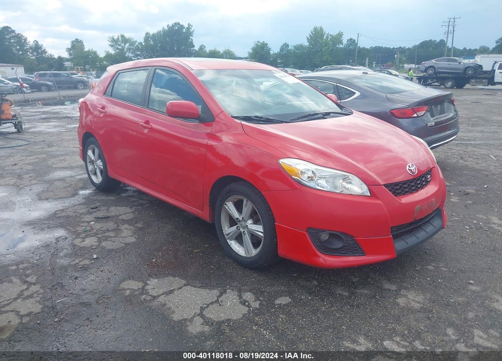 2009 TOYOTA MATRIX S VIN: 2T1LE40E29C002952