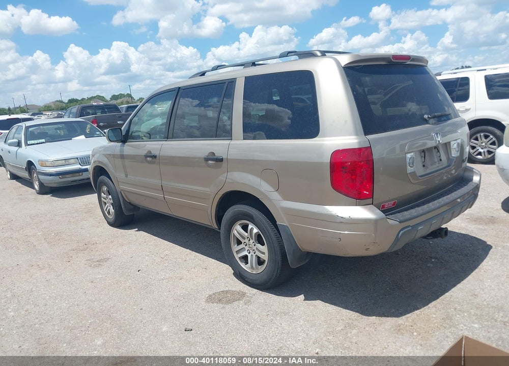 2003 HONDA PILOT VIN: 2HKYF18423H561306