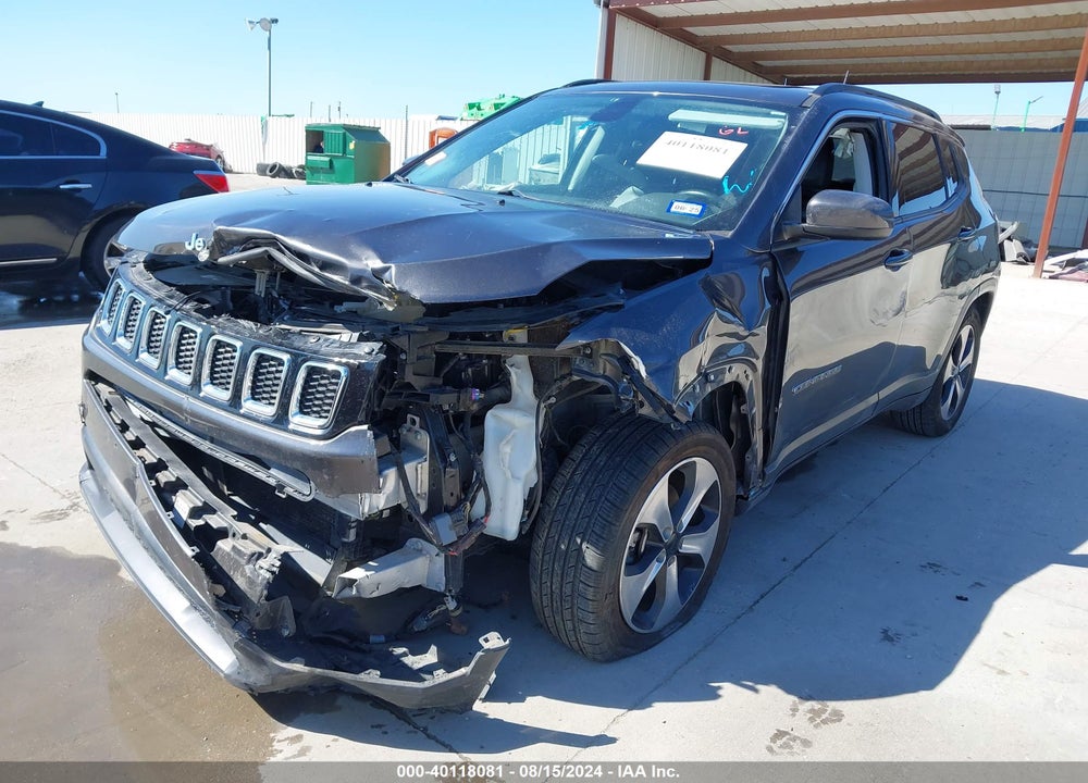 2017 JEEP NEW COMPASS LATITUDE FWD VIN: 3C4NJCBB6HT575642