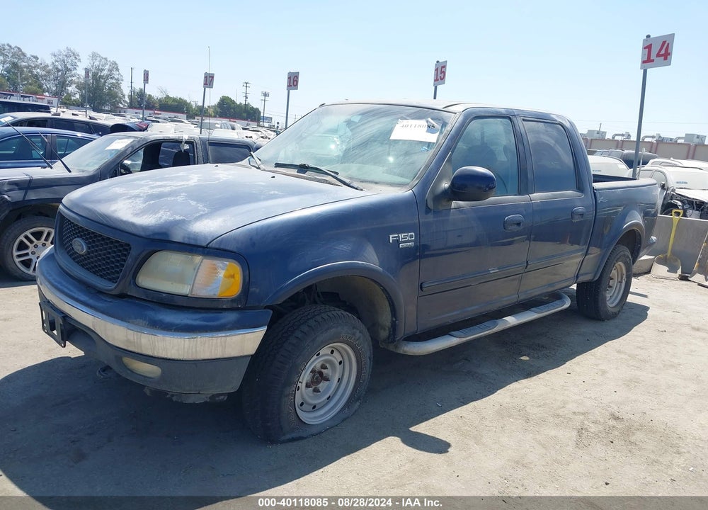 2002 FORD F-150 LARIAT/XLT VIN: 1FTRW08L52KD06865