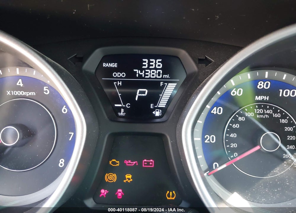 2013 HYUNDAI ELANTRA GLS VIN: KMHDH4AE6DU016841