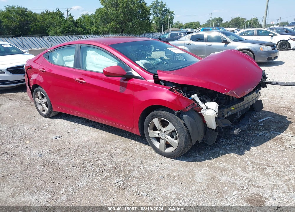2013 HYUNDAI ELANTRA GLS VIN: KMHDH4AE6DU016841
