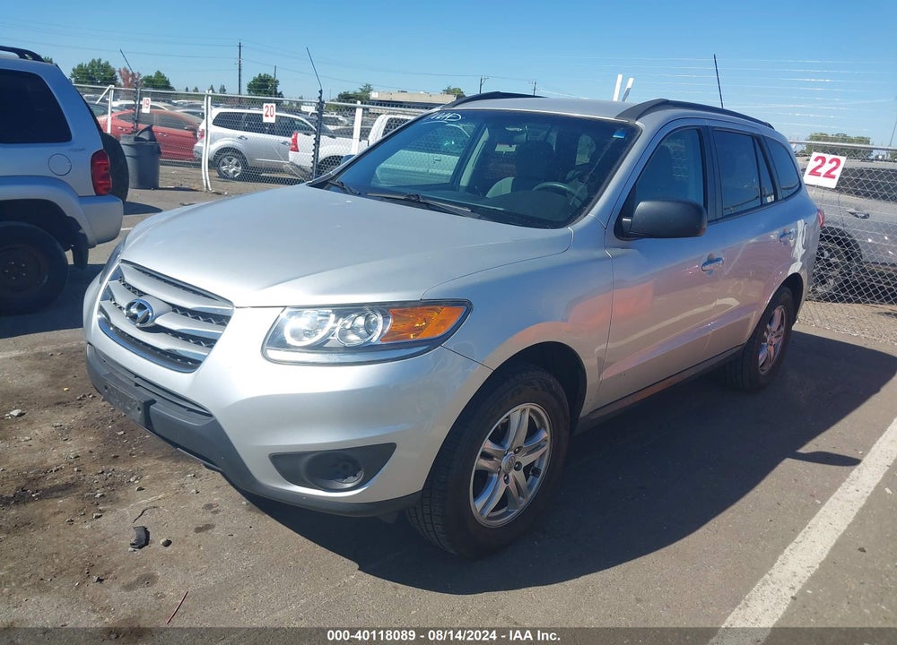 2012 HYUNDAI SANTA FE GLS VIN: 5XYZG3AB0CG130945