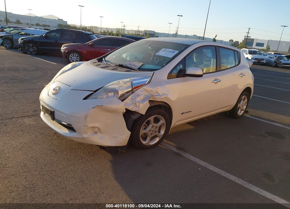 2013 NISSAN LEAF SV VIN: 1N4AZ0CP5DC402433