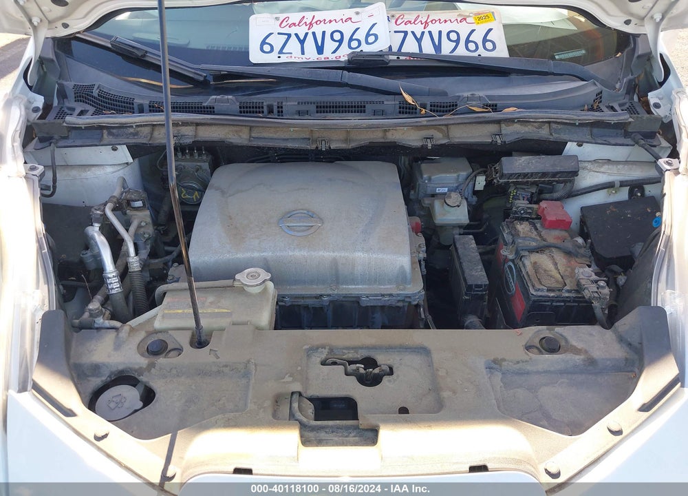 2013 NISSAN LEAF SV VIN: 1N4AZ0CP5DC402433