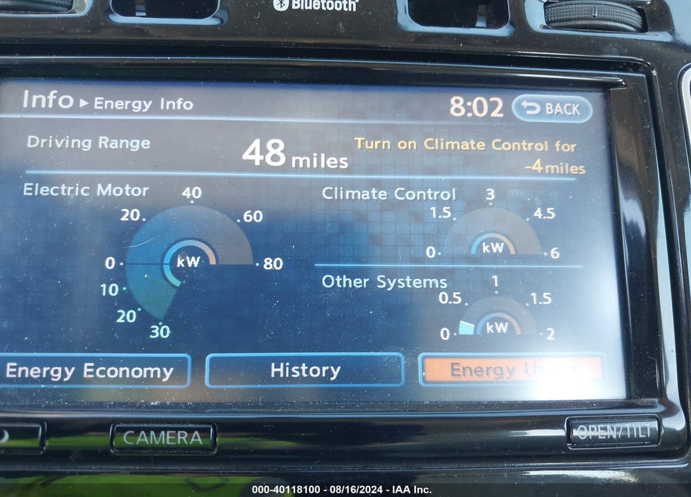 2013 NISSAN LEAF SV VIN: 1N4AZ0CP5DC402433