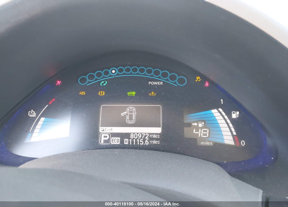 2013 NISSAN LEAF SV VIN: 1N4AZ0CP5DC402433