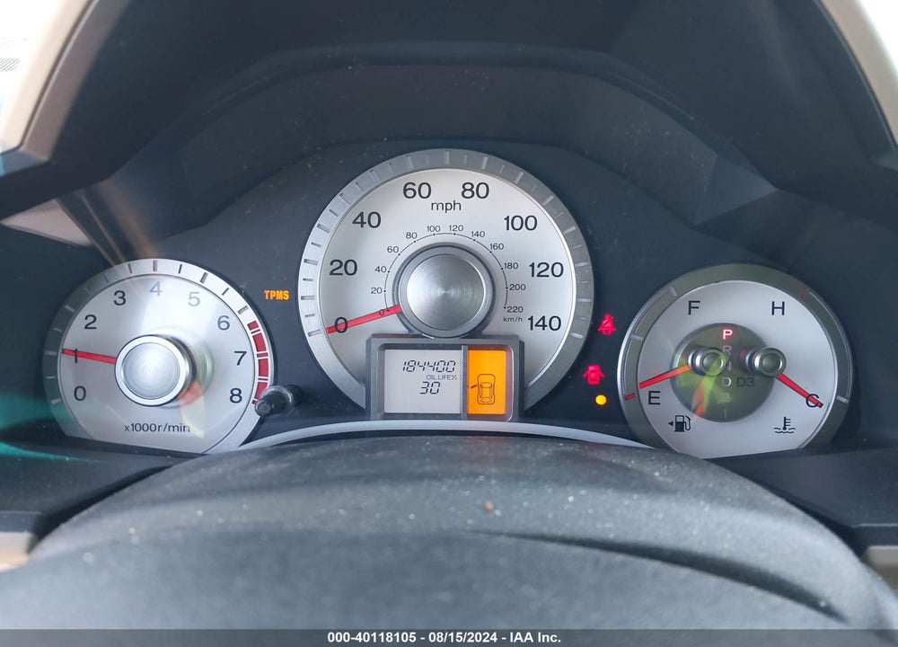 2010 HONDA PILOT LX VIN: 5FNYF3H22AB018799