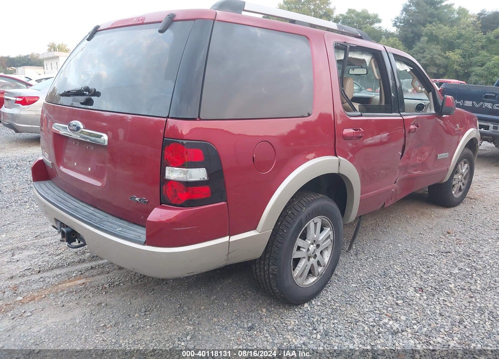2007 FORD EXPLORER EDDIE BAUER VIN: 1FMEU74867UA37863