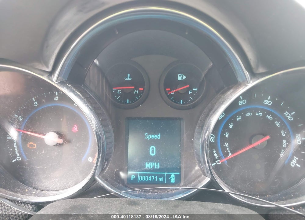 2012 CHEVROLET CRUZE 1LT VIN: 1G1PF5SC2C7109694