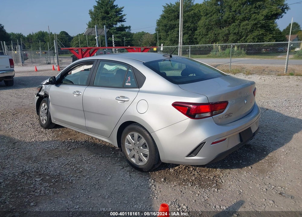 2022 KIA RIO S VIN: 3KPA24AD9NE435055
