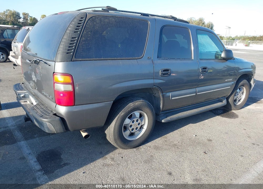 2002 CHEVROLET TAHOE LS VIN: 1GNEC13T32R150375