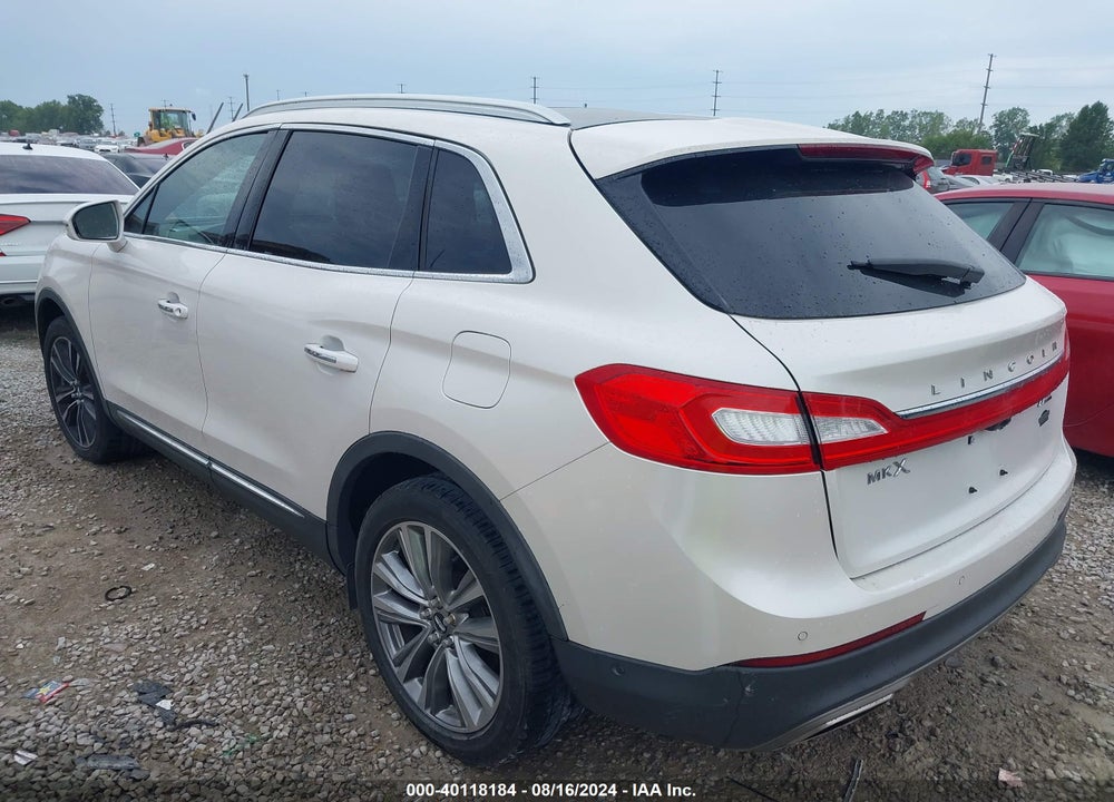 2016 LINCOLN MKX RESERVE VIN: 2LMTJ8LP1GBL32734