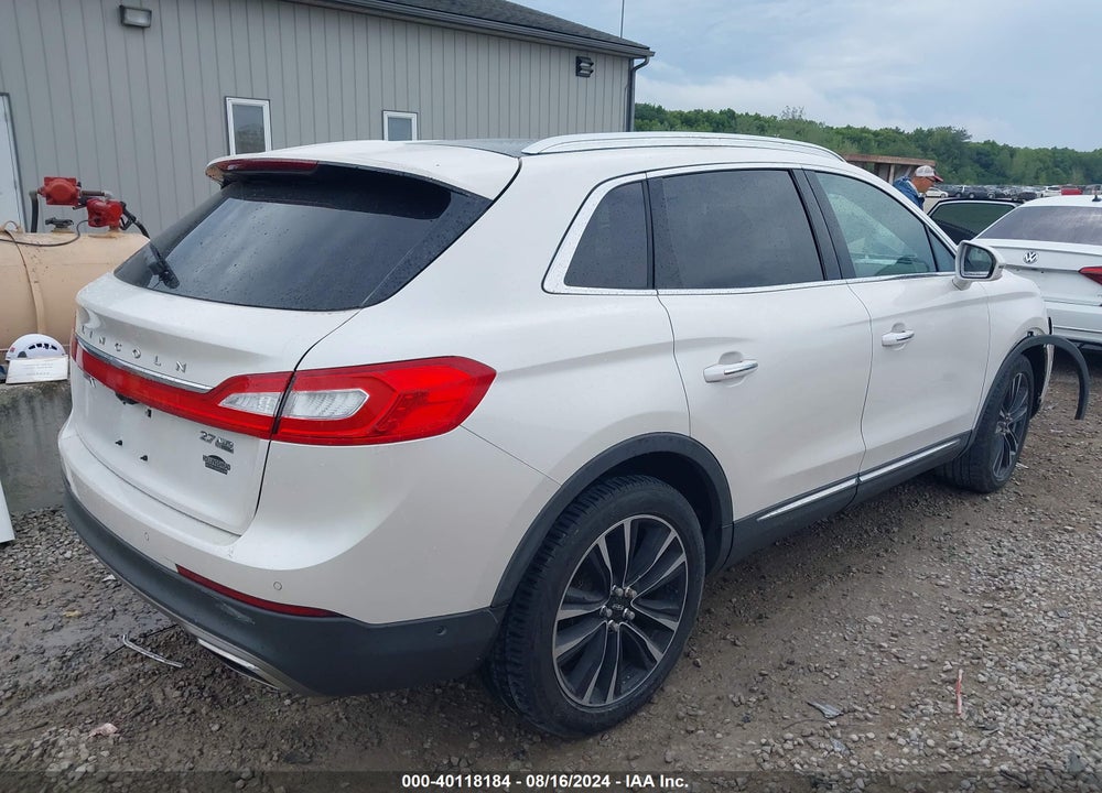 2016 LINCOLN MKX RESERVE VIN: 2LMTJ8LP1GBL32734
