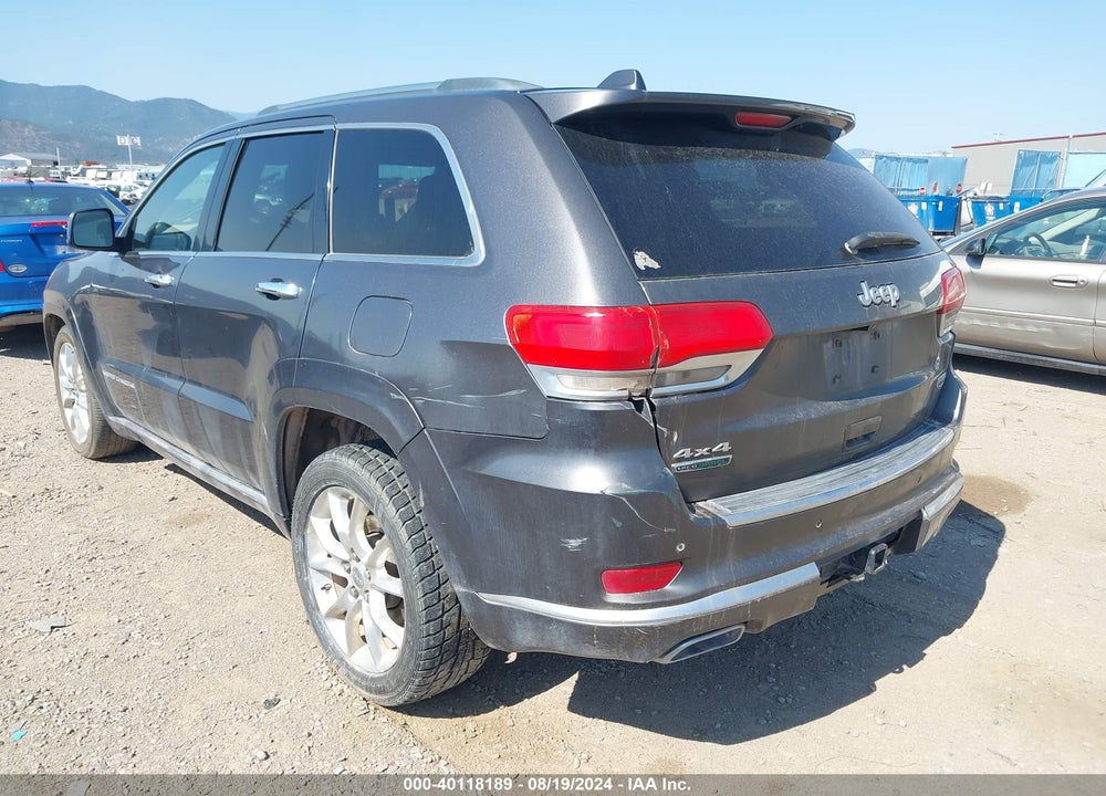 2014 JEEP GRAND CHEROKEE SUMMIT VIN: 1C4RJFJM0EC340585
