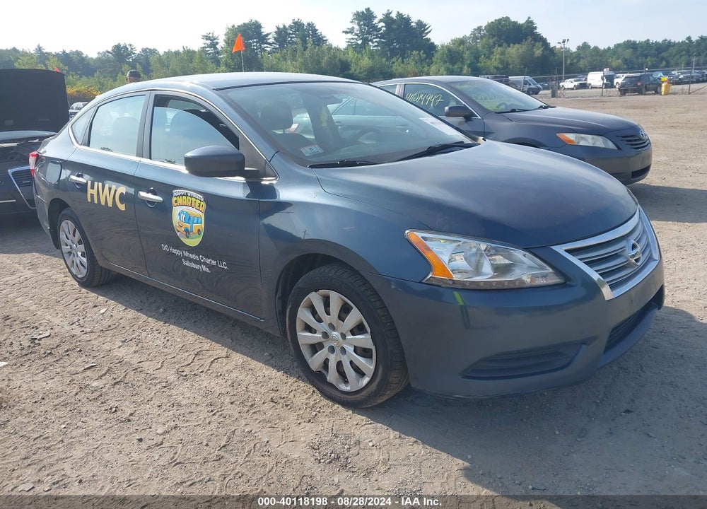 2013 NISSAN SENTRA SV VIN: 3N1AB7AP8DL708138
