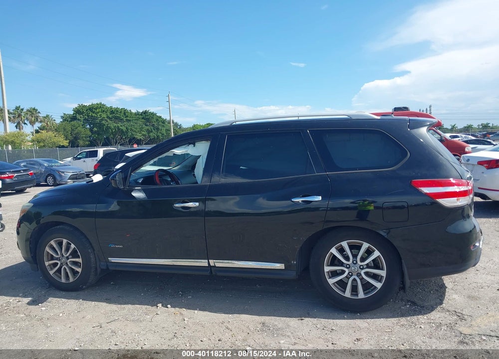 2014 NISSAN PATHFINDER HYBRID SL VIN: 5N1CR2MN3EC649362
