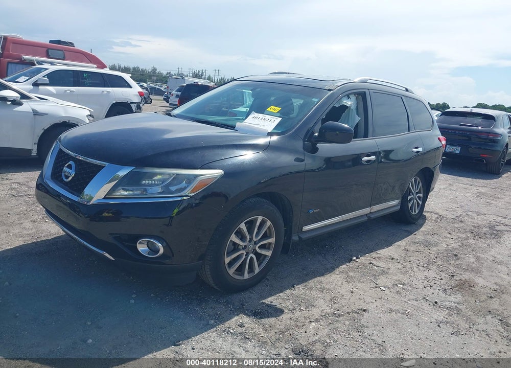 2014 NISSAN PATHFINDER HYBRID SL VIN: 5N1CR2MN3EC649362