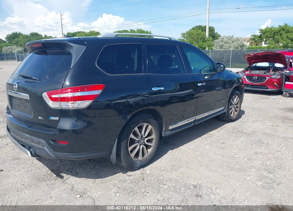 2014 NISSAN PATHFINDER HYBRID SL VIN: 5N1CR2MN3EC649362