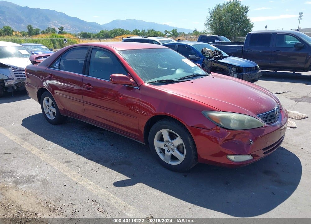 2002 TOYOTA CAMRY SE VIN: JTDBE32K820108198