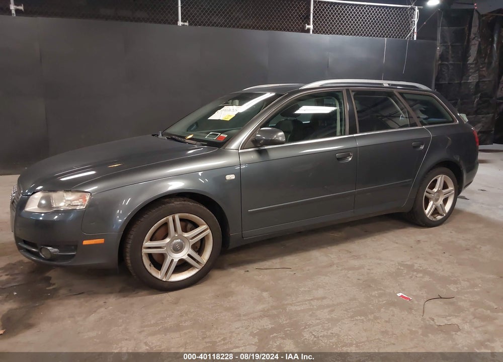 2007 AUDI A4 2.0T AVANT VIN: WAUKF78E07A240523