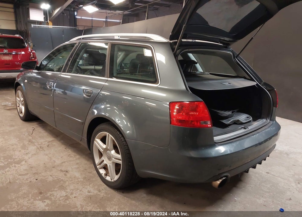 2007 AUDI A4 2.0T AVANT VIN: WAUKF78E07A240523