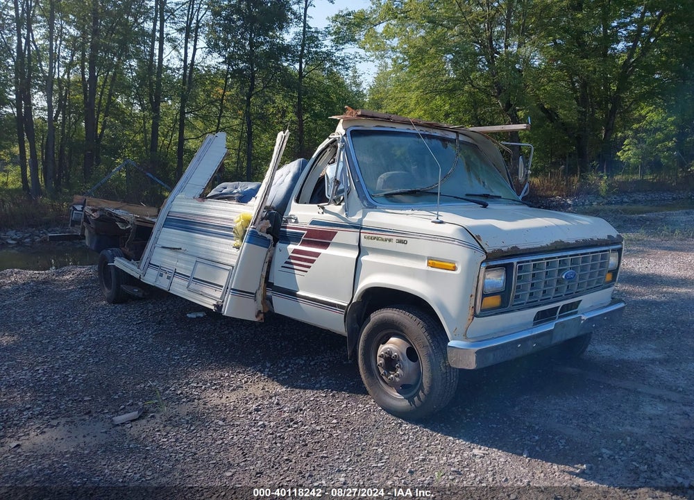 1989 FORD ECONOLINE E350 CUTAWAY VAN VIN: 1FDKE30G1KHA10576