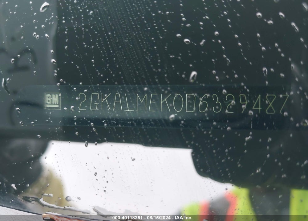 2013 GMC TERRAIN SLE-1 VIN: 2GKALMEK0D6329487