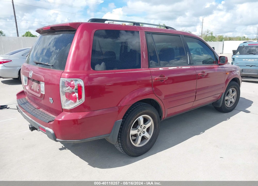 2006 HONDA PILOT EX-L VIN: 5FNYF28526B026302