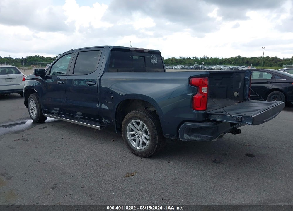 2020 CHEVROLET SILVERADO 1500 4WD SHORT BED RST VIN: 3GCUYEED4LG416880