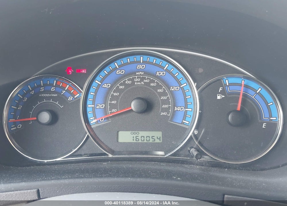 2009 SUBARU FORESTER 2.5X VIN: JF2SH61619G703331