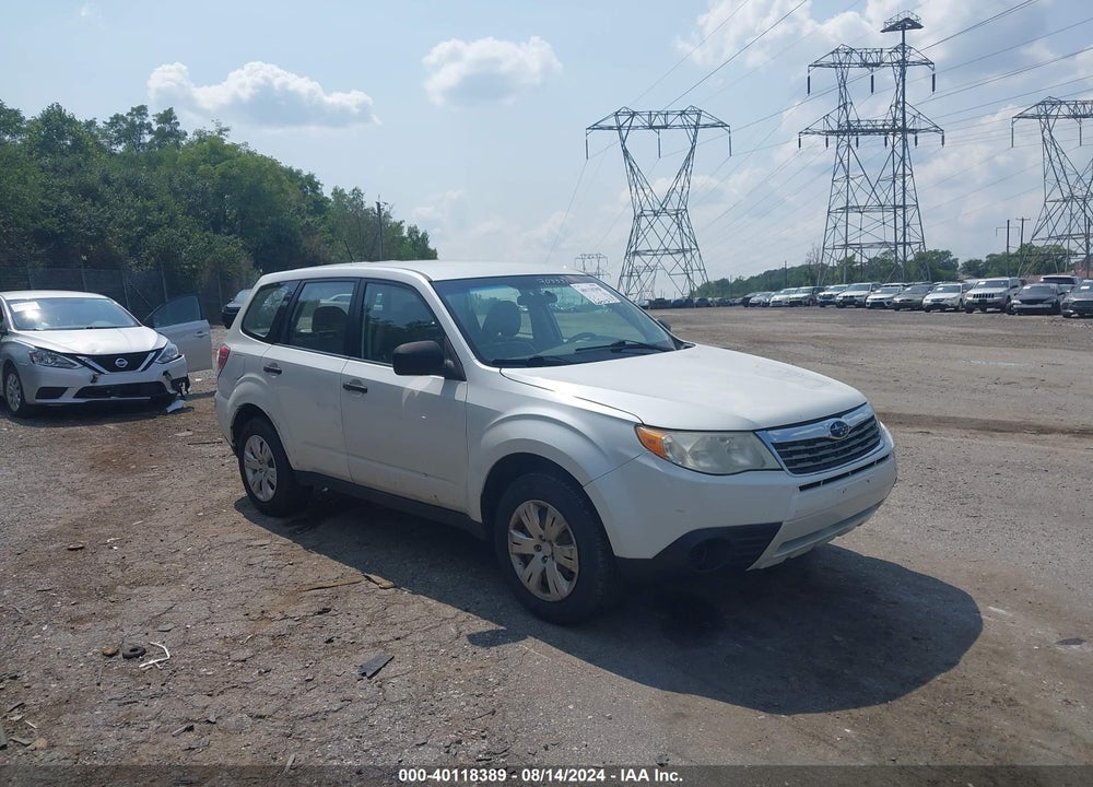 2009 SUBARU FORESTER 2.5X VIN: JF2SH61619G703331