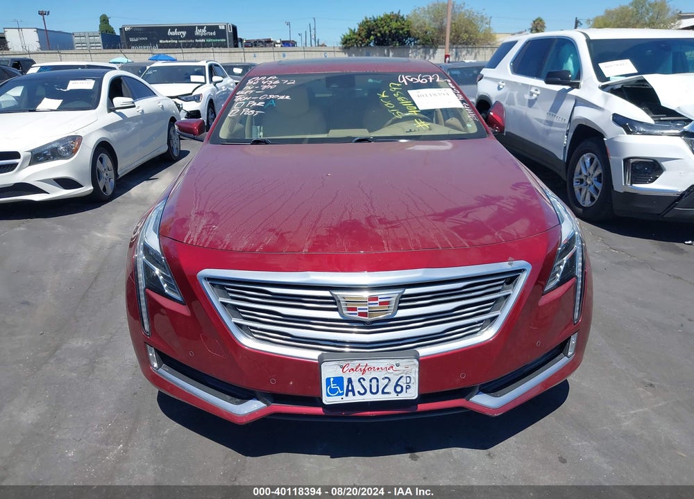 2016 CADILLAC CT6 PLATINUM VIN: 1G6KK5R6XGU163400